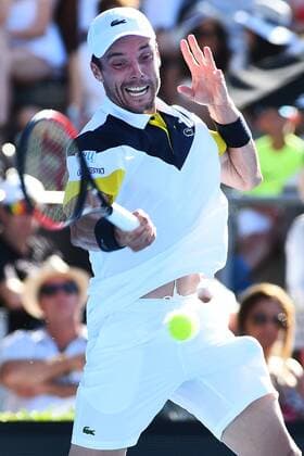 12th January 2018, ASB Tennis Centre, Auckland, New Zealand; ASB Classic, ATP Tennis Herren Mens Tennis; Roberto Bautista Agut (ESP) during the ASB Classic ATP Men s Tournament Day 5 Semi Finals  ActionPlus11971128