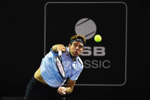 12th January 2018, ASB Tennis Centre, Auckland, New Zealand; ASB Classic, ATP Tennis Herren Mens Tennis; Juan Martin Del Potro (ARG) during the ASB Classic ATP Men s Tournament Day 5 Semi Finals  ActionPlus11971139