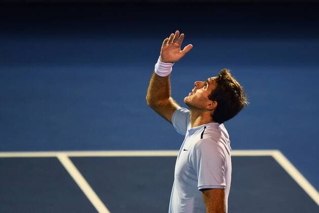 Bilder des Tages - SPORT 12th January 2018, ASB Tennis Centre, Auckland, New Zealand; ASB Classic, ATP Tennis Herren Mens Tennis; Juan Martin Del Potro (ARG) after winning his match against David Ferrer (ESP) during the ASB Classic ATP Men s Tournament Day 5 Semi Finals  ActionPlus11971141