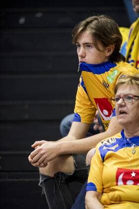 180112 a Swedish supporter gloomy pa stands for handball match between Sweden and Iceland during Handball CHAMPIONSHIPS on 12 January 2018 2018 in Split  Copyright: LUDVIGxTHUNMAN BB180112LT054