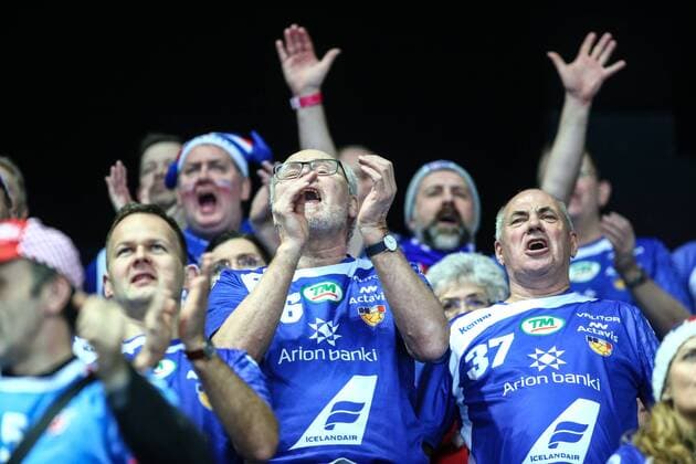 Handball, EM, Schweden - Island European Handball Championship, Group A, 1st Round, Sweden - Iceland 12.01.2018., Croatia, Spaladium Arena, Split - European Handball Championship, Group A, 1st Round, Sweden - Iceland. Fans.  SlavkoxMidzor PIXSELL