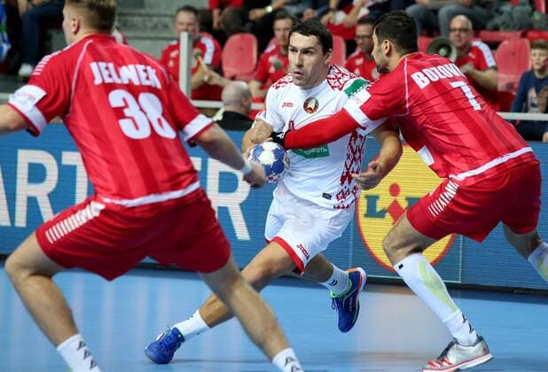 12.01.2018., Croatia, Zatika Sports Hall, Porec - European Handball Championship, Group B, 1st Round, Belarus - Austria.  IgorxKralj PIXSELL