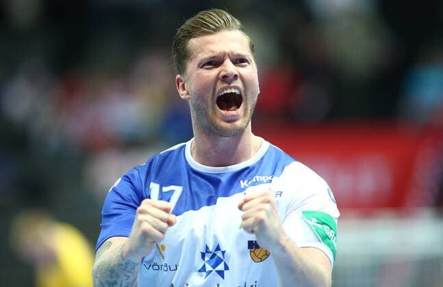 Bilder des Tages - SPORT Handball, EM, Schweden - Island European Handball Championship, Group A, 1st Round, Sweden - Iceland 12.01.2018., Croatia, Spaladium Arena, Split - European Handball Championship, Group A, 1st Round, Sweden - Iceland. Arnor Thor Gunnarsson.  SlavkoxMidzor PIXSELL