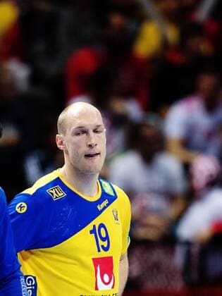 180112 Sweden s Johan Jakobsson moping around after the loss in the handball match between Sweden and Iceland during Handball CHAMPIONSHIPS on 12 January 2018 2018 in Split  Copyright: LUDVIGxTHUNMAN BB180112LT076