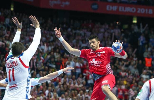 European Handball Championship, Group B, 1st Round, Croatia - Serbia 12.01.2018., Croatia, Spaladium Arena, Split - European Handball Championship, Group B, 1st Round, Croatia - Serbia. Luka Stepancic.  IvoxCagalj PIXSELL