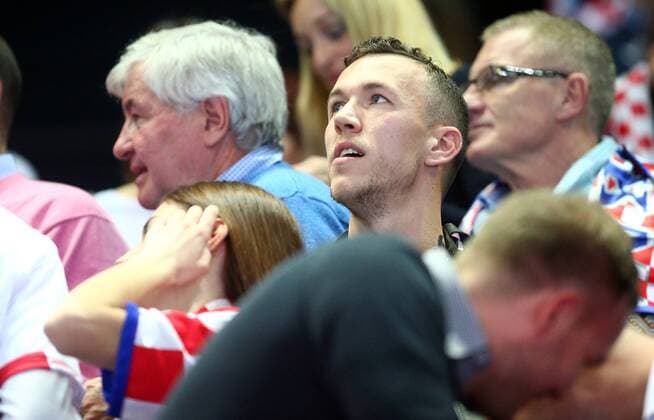 European Handball Championship Group B 1st round Croatia Serbia 12 01 2018 Croatia Spaladium arena in split European Handball Championship Group B 1st round Croatia Serbia Ivan PERISIC nordphoto nph PIXSELL