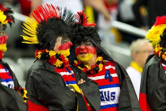 German fans before the game Germany Montenegro preliminary handball EHF euro 2018 13 01 18 Zagreb Croatia Zagreb arena Copyright: xAgentur54Gradx xFelixxKoenigx