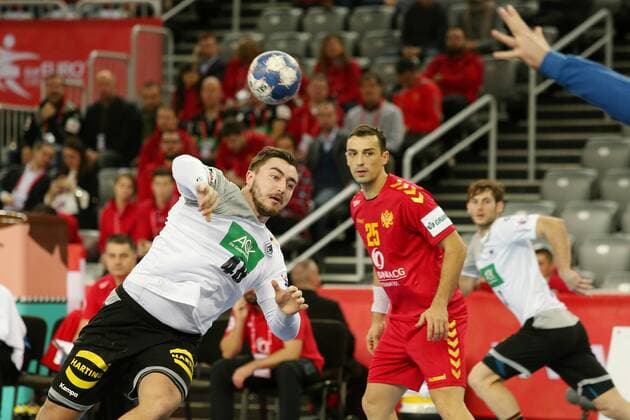 European Handball Championship, Group C, Round 1, Germany - Montenegro 13.01.2018., Croatia, Arena Zagreb, Zagreb - European Handball Championship, Group C, Round 1, Germany - Montenegro. KOHLBACHER Jannik  DaliborxUrukalovic PIXSELL