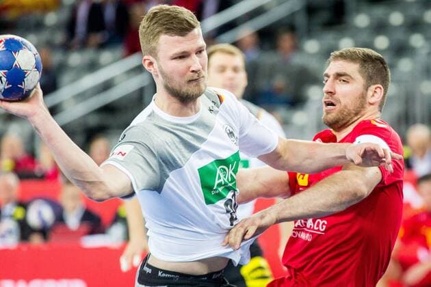 13 01 2018 arena Zargreb Zagreb CRO EHF European Championship men Germany vs Montenegro in Group C in the image of Philipp Weber of Germany during the preliminary round group C match of the EHF men s handball European Championship between Germany and Montenegro at the arena Zargreb in Zagreb Croatia on 2018 01 13 Zagreb Copyright: xEibner-Pressefotox EP_slo