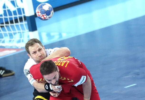 European Handball Championship, Group C, Round 1, Germany - Montenegro 13.01.2018., Croatia, Arena Zagreb, Zagreb - European Handball Championship, Group C, Round 1, Germany - Montenegro. LAZOVIC Vuk  SanjinxStrukic PIXSELL