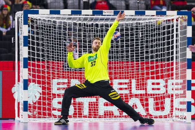 Goalkeeper of Andreas Wolff Nr 33 Germany can a throw not Parry Germany Montenegro preliminary handball EHF euro 2018 13 01 18 Zagreb Croatia Zagreb arena Copyright: xAgentur54Gradx xFelixxKoenigx
