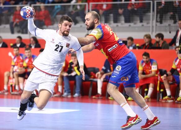 European Handball Championship, Group D, first round, Spain - Czech Republic 13.01.2018., Croatia, Arena Varazdin, Varazdin - European Handball Championship, Group D, first round, Spain - Czech Republic. ZDRAHALA Ondrej  IgorxSoban PIXSELL