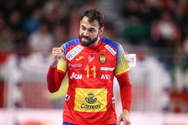 European Handball Championship, Group D, first round, Spain - Czech Republic 13.01.2018., Croatia, Arena Varazdin, Varazdin - European Handball Championship, Group D, first round, Spain - Czech Republic. SARMIENTO Daniel  IgorxSoban PIXSELL