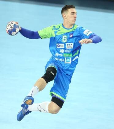 European Handball Championship, Group C, 1st round, Macedonia - Slovenia 13.01.2018., Croatia, Arena Zagreb, Zagreb - European Handball Championship, Group C, 1st round, Macedonia - Slovenia. HENIGMAN Nik  SanjinxStrukic PIXSELL