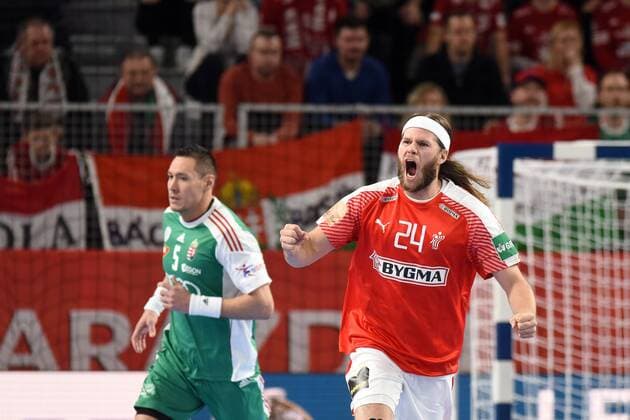 European Handball Championship, Group D, first round, Denmark - Hungary 13.01.2018., Croatia, Arena Varazdin, Varazdin - European Handball Championship, Group D, first round, Denmark - Hungary. BORBELY Adam  VjeranxZganecxRogulja PIXSELL