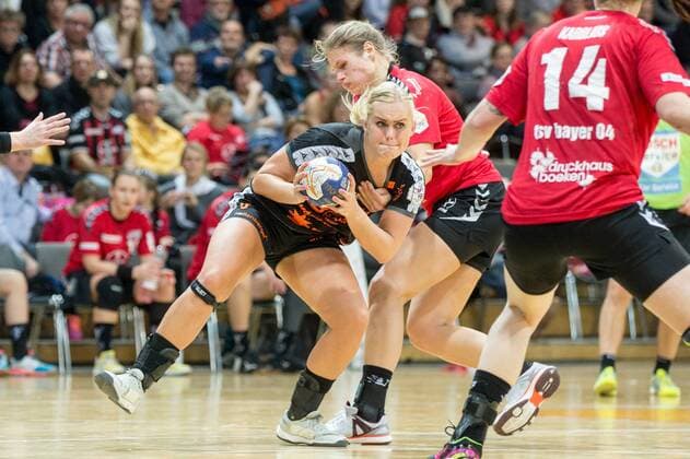 TSV Bayer 04 Leverkusen vs HSG bad Wildungen DHB handball Cup women 13 01 18 Leverkusen NRW Germany Ostermann arena Copyright: xcdnx