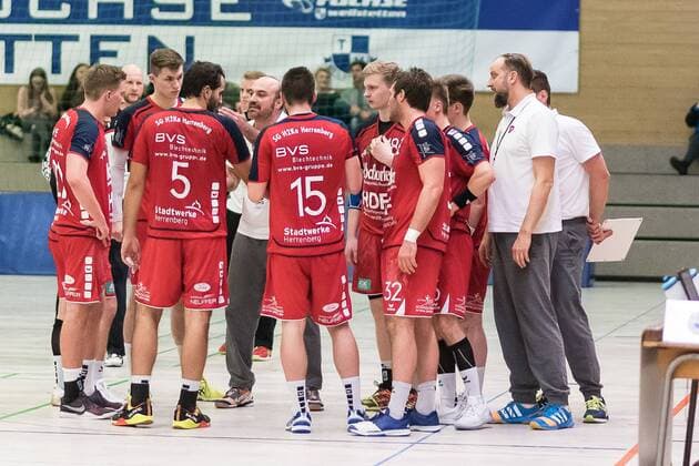 Team SG H2Ku Herrenberg TV Weilstetten against SG H2Ku Herrenberg handball BWOL men 13 01 2018 Balingen Copyright: xEIBNER WolfgangxFrankx EP_WFK