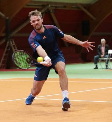 14 01 2018 Schwieberdingen Southwest Bank tennis Grand Prix tennis tournament final Kevin KRAWIETZ GER