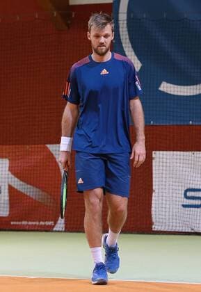 14 01 2018 Schwieberdingen Southwest Bank tennis Grand Prix tennis tournament final Kevin KRAWIETZ GER disappointed