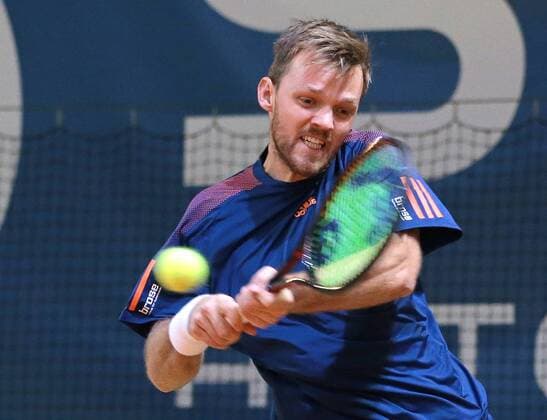 14 01 2018 Schwieberdingen Southwest Bank tennis Grand Prix tennis tournament final Kevin KRAWIETZ GER