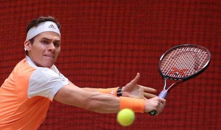 14 01 2018 Schwieberdingen Southwest Bank tennis Grand Prix tennis tournament final winner Daniel Masur GER