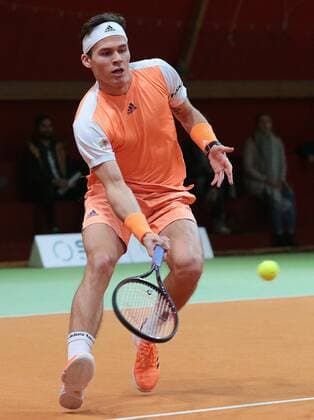 14 01 2018 Schwieberdingen Southwest Bank tennis Grand Prix tennis tournament final winner Daniel Masur GER