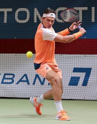 14 01 2018 Schwieberdingen Southwest Bank tennis Grand Prix tennis tournament final winner Daniel Masur GER