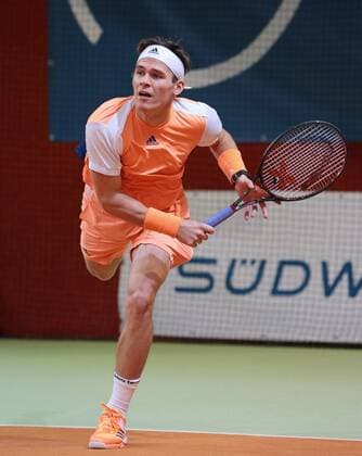 14 01 2018 Schwieberdingen Southwest Bank tennis Grand Prix tennis tournament final winner Daniel Masur GER