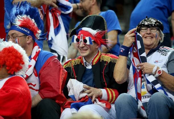 European Handball Championship, Group B, 2nd round, Austria - France 14.01.2018., Croatia, sports hall Zatika, Porec - European Handball Championship, Group B, 2nd round, Austria - France. Supporters.  IgorxKralj PIXSELL