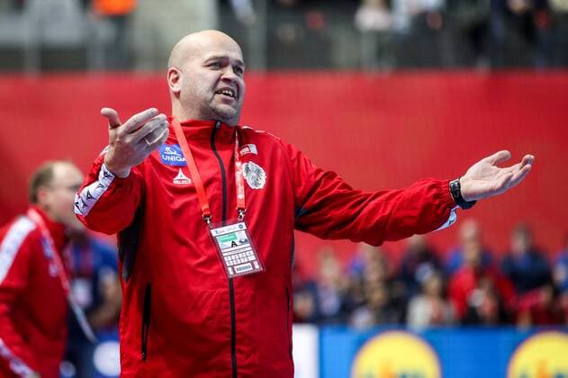 HANDBALL - EHF EURO 2018, AUT vs FRA POREC,CROATIA,14.JAN.18 - HANDBALL - EHF European Championship EM Europameisterschaft group stage, Austria vs France. Image shows head coach Patrekur Johannesson (AUT). GEPAxpictures xMaticxKlansek