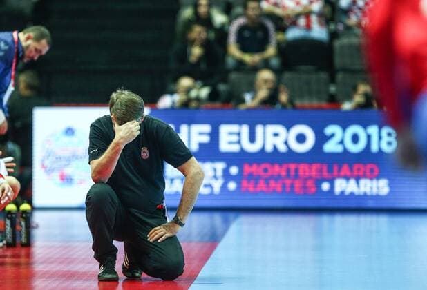 European Handball Championship, Group A, 2nd Round, Serbia - Sweden 14.01.2018., Croatia, Spaladium Arena, Split - European Handball Championship, Group A, 2nd Round, Serbia - Sweden. Jovica Cvetkovic, coach. SlavkoxMidzor PIXSELL