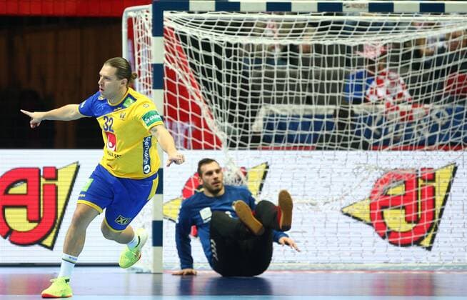 European Handball Championship, Group A, 2nd Round, Serbia - Sweden 14.01.2018., Croatia, Spaladium Arena, Split - European Handball Championship, Group A, 2nd Round, Serbia - Sweden. Mattias Zachrisson  SlavkoxMidzor PIXSELL