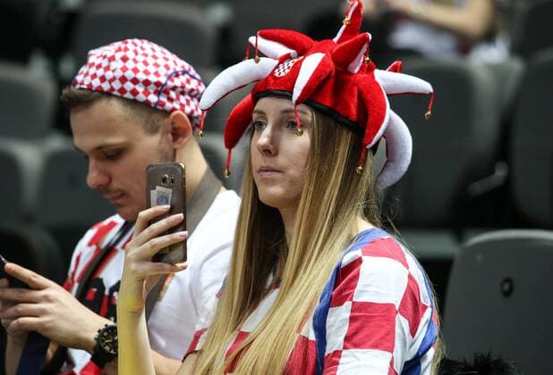 European Handball Championship, Group A, 2nd Round, Serbia - Sweden 14.01.2018., Croatia, Spaladium Arena, Split - European Handball Championship, Group A, 2nd Round, Serbia - Sweden. Supporters.  IvoxCagalj PIXSELL