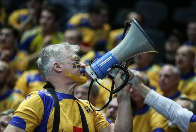 European Handball Championship, Group A, 2nd Round, Serbia - Sweden 14.01.2018., Croatia, Spaladium Arena, Split - European Handball Championship, Group A, 2nd Round, Serbia - Sweden. Supporters.  IvoxCagalj PIXSELL
