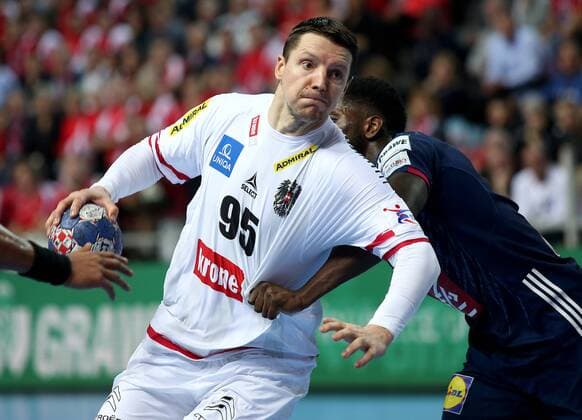 European Handball Championship, Group B, 2nd round, Austria - France 14.01.2018., Croatia, sports hall Zatika, Porec - European Handball Championship, Group B, 2nd round, Austria - France. Romas Kirveliavicius  IgorxKralj PIXSELL