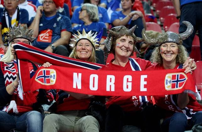 European Handball Championship, Group B, 2nd Round, Norway - Belarus 14.01.2018., Croatia, sports hall Zlatika, Porec - European Handball Championship, Group B, 2nd Round, Norway - Belarus. Supporters.  IgorxKralj PIXSELL