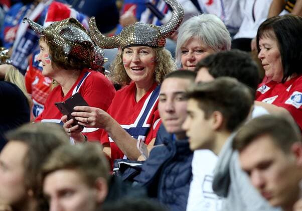 European Handball Championship, Group B, 2nd Round, Norway - Belarus 14.01.2018., Croatia, sports hall Zlatika, Porec - European Handball Championship, Group B, 2nd Round, Norway - Belarus. Supporters.  IgorxKralj PIXSELL