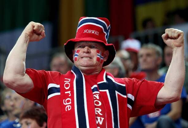 European Handball Championship, Group B, 2nd Round, Norway - Belarus 14.01.2018., Croatia, sports hall Zlatika, Porec - European Handball Championship, Group B, 2nd Round, Norway - Belarus. Supporters.  IgorxKralj PIXSELL