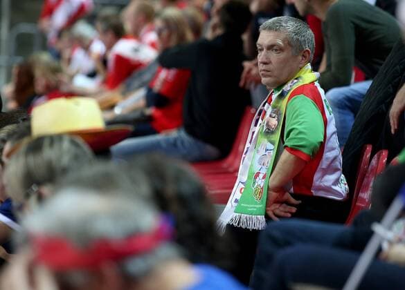 European Handball Championship, Group B, 2nd Round, Norway - Belarus 14.01.2018., Croatia, sports hall Zlatika, Porec - European Handball Championship, Group B, 2nd Round, Norway - Belarus. Supporters.  IgorxKralj PIXSELL