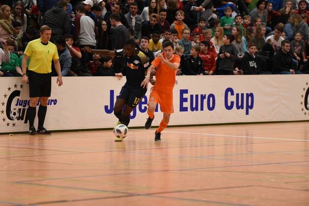 Germany Gaildorf sports youth soccer indoor soccer tournament youth Euro Cup 2018 on 14 01 2018 Sports Hall