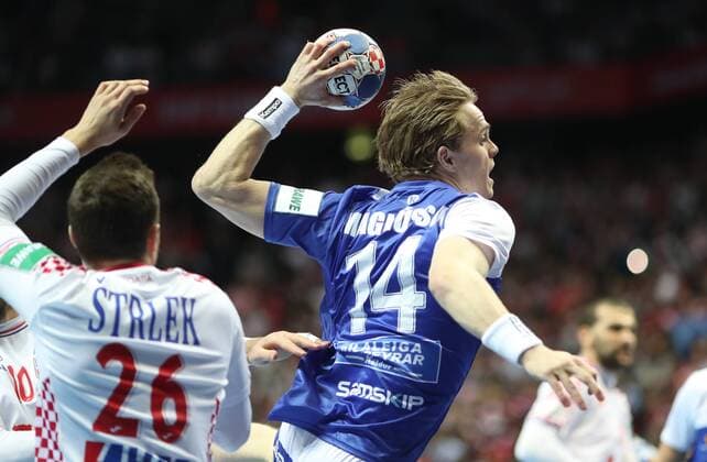 European Handball Championship, Group A, 2nd round, Iceland - Croatia 14.01.2018., Croatia, Spaladium Arena, Split - Spaladium Arena, Split - European Handball Championship, Group A, 2nd round, Iceland -Croatia. Ornar Ingi Magnusson SlavkoxMidzor PIXSELL