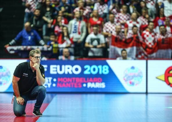 European Handball Championship, Group A, 2nd round, Iceland - Croatia 14.01.2018., Croatia, Spaladium Arena, Split - Spaladium Arena, Split - European Handball Championship, Group A, 2nd round, Iceland - Croatia. Geir Sveinsson, coach. SlavkoxMidzor PIXSELL