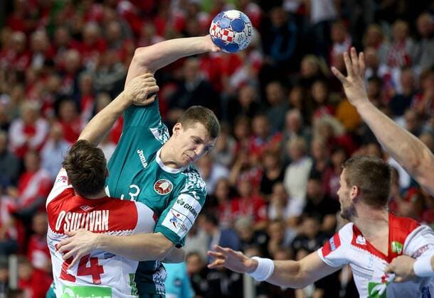 European Handball Championship, Group B, 2nd Round, Norway - Belarus 14.01.2018., Croatia, sports hall Zlatika, Porec - European Handball Championship, Group B, 2nd Round, Norway - Belarus. Uladzislau Kulesh  IgorxKralj PIXSELL