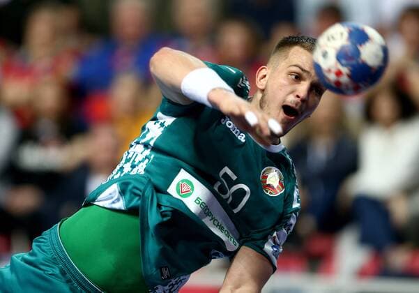 European Handball Championship, Group B, 2nd Round, Norway - Belarus 14.01.2018., Croatia, sports hall Zlatika, Porec - European Handball Championship, Group B, 2nd Round, Norway - Belarus. Artsem Karalek  IgorxKralj PIXSELL