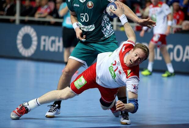 European Handball Championship, Group B, 2nd Round, Norway - Belarus 14.01.2018., Croatia, sports hall Zlatika, Porec - European Handball Championship, Group B, 2nd Round, Norway - Belarus. Magnus Gullerud  IgorxKralj PIXSELL