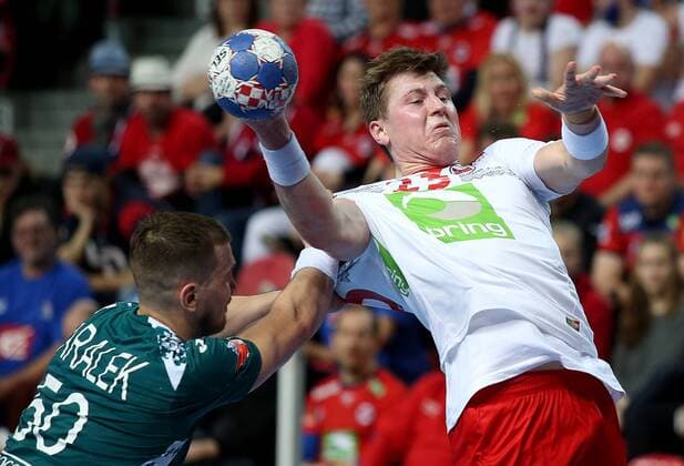 European Handball Championship, Group B, 2nd Round, Norway - Belarus 14.01.2018., Croatia, sports hall Zlatika, Porec - European Handball Championship, Group B, 2nd Round, Norway - Belarus. Goran Johannessen  IgorxKralj PIXSELL