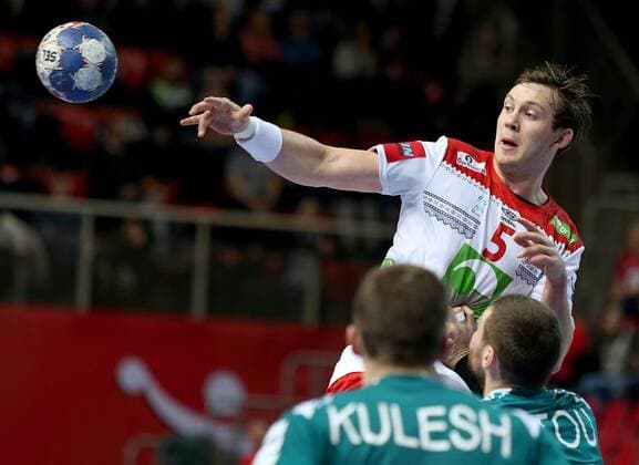 European Handball Championship, Group B, 2nd Round, Norway - Belarus 14.01.2018., Croatia, sports hall Zlatika, Porec - European Handball Championship, Group B, 2nd Round, Norway - Belarus. Sander Sagosen  IgorxKralj PIXSELL