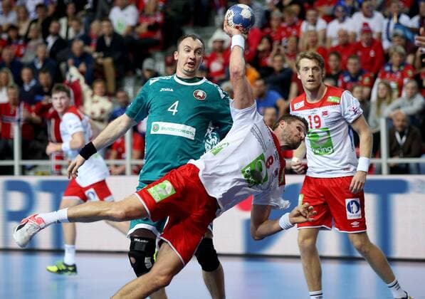 European Handball Championship, Group B, 2nd Round, Norway - Belarus 14.01.2018., Croatia, sports hall Zlatika, Porec - European Handball Championship, Group B, 2nd Round, Norway - Belarus. Bjarte Myrhol  IgorxKralj PIXSELL