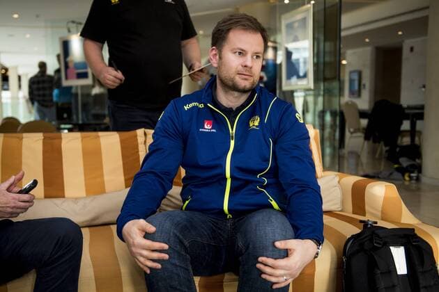180115 coach Kristj ? n Andresson during a press conference with the Swedish national team handball Handball CHAMPIONSHIP on 15 January 2018 2018 in Split  Copyright: LUDVIGxTHUNMAN BB180115LT009