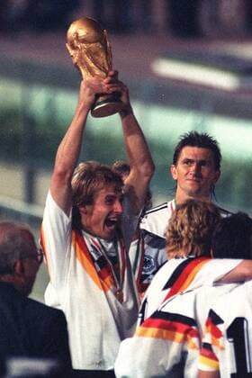 JURGEN KLINSMANN MONDIALI ITALIA 1990 GERMANIA OVEST-ARGENTINA 1-0 FINALE